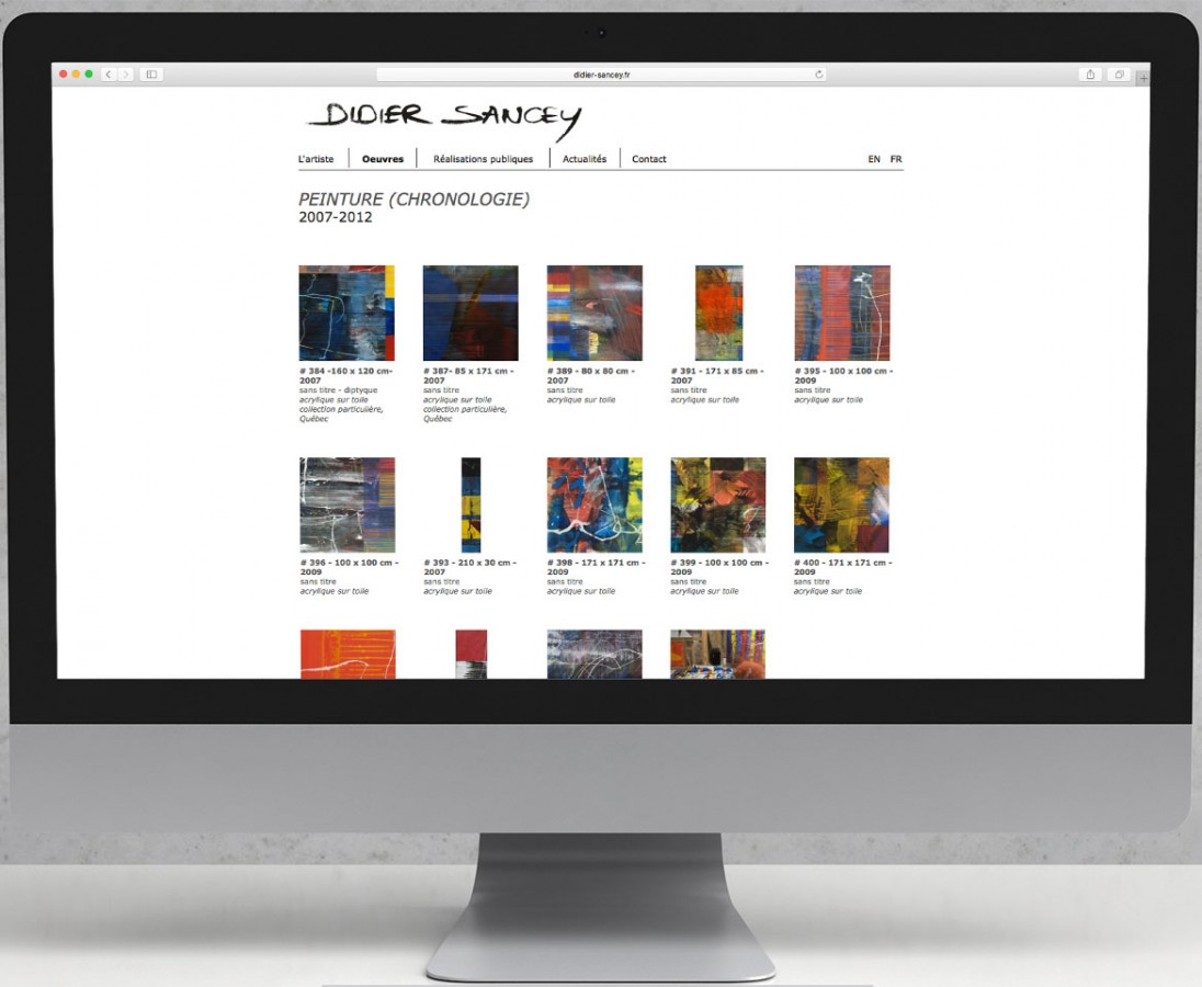 Didier Sancey site internet