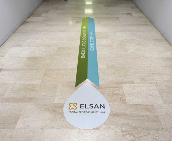 Signalétique au sol